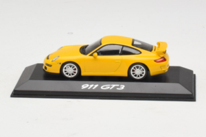 Porsche 911 997 GT3 Giallo Minichamps 1:43 WAP02012116 Pressofusione