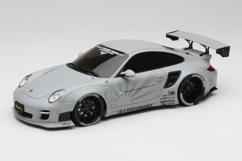 Porsche 911 997 Liberty Walk Grigio GT Spirit 1:18 GT126 Resina
