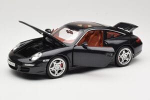 Porsche 911 997 Targa Nero Norev 1:18 187506 Pressofusione — immagine 2 di 8