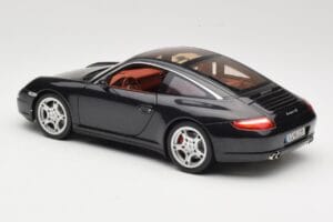 Porsche 911 997 Targa Nero Norev 1:18 187506 Pressofusione — immagine 7 di 8