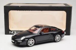 Porsche 911 997 Targa Nero Norev 1:18 187506 Pressofusione — immagine 8 di 8