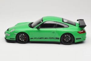 Porsche 911 997.1 GT3 RS Verde Minichamps 1:18 155062124 Pressofusione — immagine 3 di 6