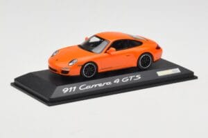 Porsche 911 997.2 Carrera 4 GTS Arancione Minichamps 1:43 WAP0201140C Pressofusione — immagine 2 di 4