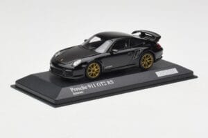 Porsche 911 997.2 GT2 RS Nero con Cerchi Dorati Minichamps 1:43 400069402 Pressofusione — immagine 2 di 4