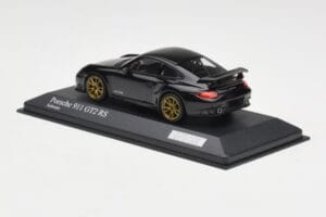 Porsche 911 997.2 GT2 RS Nero con Cerchi Dorati Minichamps 1:43 400069402 Pressofusione — immagine 3 di 4