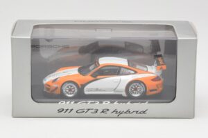 Porsche 911 GT3 R Hybrid 997.2 Presentation White Orange Minichamps 1:43 WAP0201170B Pressofusione — immagine 4 di 4