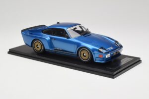 Porsche 911 930 Almeras Biturbo 3.3 Blu Kess 1:18 KE18005A Resina — immagine 5 di 6