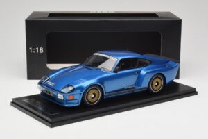Porsche 911 930 Almeras Biturbo 3.3 Blu Kess 1:18 KE18005A Resina — immagine 6 di 6