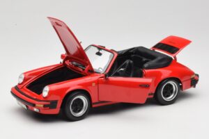 Porsche 911 SC Cabriolet Rosso Minichamps 1:18 100063030 Pressofusione — immagine 2 di 8