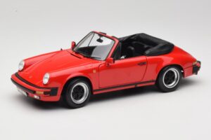 Porsche 911 SC Cabriolet Rosso Minichamps 1:18 100063030 Pressofusione