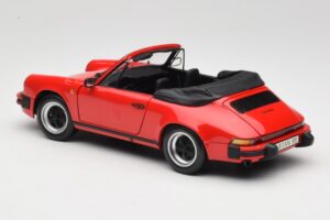 Porsche 911 SC Cabriolet Rosso Minichamps 1:18 100063030 Pressofusione — immagine 7 di 8