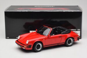 Porsche 911 SC Cabriolet Rosso Minichamps 1:18 100063030 Pressofusione — immagine 8 di 8
