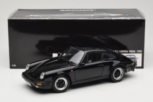 Porsche 911 Carrera 3.2 Nero Minichamps 1:18 100063060-R1 Pressofusione — immagine 8 di 8