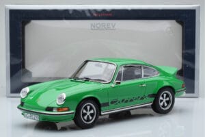 Porsche 911 Carrera RS 2.7 Verde Norev 1:18 187680 Pressofusione — immagine 6 di 6