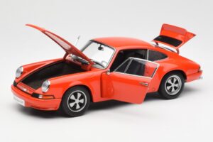 Porsche 911 Carrera RS 2.7 Arancione AUTOart 1:18 78057 Pressofusione — immagine 2 di 8