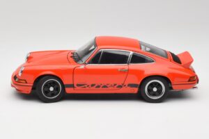 Porsche 911 Carrera RS 2.7 Arancione & Strisce Nere AUTOart 1:18 78054 Pressofusione — immagine 4 di 8