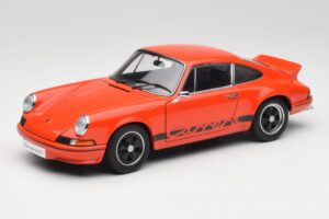 Porsche 911 Carrera RS 2.7 Arancione & Strisce Nere AUTOart 1:18 78054 Pressofusione