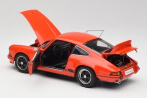 Porsche 911 Carrera RS 2.7 Arancione & Strisce Nere AUTOart 1:18 78054 Pressofusione — immagine 5 di 8