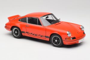 Porsche 911 Carrera RS 2.7 Arancione & Strisce Nere AUTOart 1:18 78054 Pressofusione — immagine 6 di 8