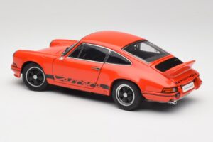 Porsche 911 Carrera RS 2.7 Arancione & Strisce Nere AUTOart 1:18 78054 Pressofusione — immagine 7 di 8