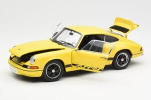 Porsche 911 Carrera RS 2.7 Giallo AUTOart 1:18 78053 Pressofusione — immagine 2 di 8