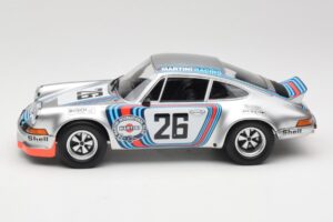 Porsche 911 Carrera RSR Group 4 GT #26 Martini Racing H. Muller / G. van Lennep GT Class Winner 1000 km Dijon 1973 Minichamps — immagine 3 di 6