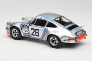 Porsche 911 Carrera RSR Group 4 GT #26 Martini Racing H. Muller / G. van Lennep GT Class Winner 1000 km Dijon 1973 Minichamps — immagine 5 di 6