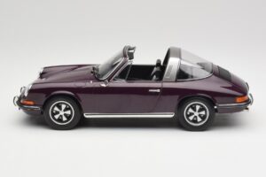 Porsche 911 E Targa Viola Norev 1:18 187644 Pressofusione — immagine 4 di 7