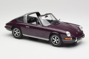 Porsche 911 E Targa Viola Norev 1:18 187644 Pressofusione — immagine 5 di 7