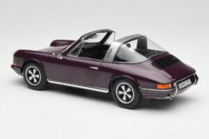 Porsche 911 E Targa Viola Norev 1:18 187644 Pressofusione — immagine 6 di 7