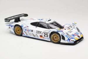 Porsche 911 GT1 #25 Porsche AG U. Alzen / J. Muller / B. Wollek 24 Hours of Le Mans 1998 Maisto 1:18 56052 Pressofusione — immagine 6 di 8