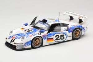 Porsche 911 GT1 #25 H. Stuck / T. Boutsen / B. Wollek 24 Hours of Le Mans 1996 UT Models 1:18 180966625 Pressofusione — immagine 2 di 8