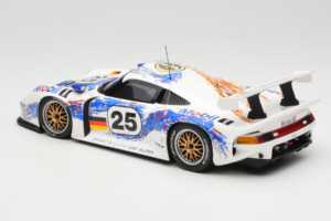 Porsche 911 GT1 #25 H. Stuck / T. Boutsen / B. Wollek 24 Hours of Le Mans 1996 UT Models 1:18 180966625 Pressofusione — immagine 7 di 8