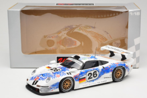 Porsche 911 GT1 #26 K. Wendlinger / Goody / Y. Dalmas 24 Hours of Le Mans 1996 UT Models 1:18 180966626 Pressofusione — immagine 8 di 8