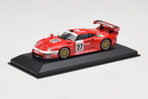 Porsche 911 GT1 #27 BMS Scuderia Italia 24 Hours of Le Mans 1997 Minichamps 1:43 430976627 Pressofusione — immagine 2 di 4