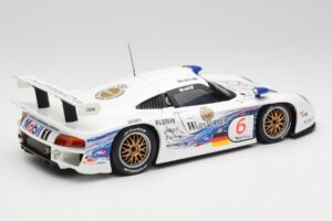 Porsche 911 GT1 #6 T. Boutsen / H-J. Stuck 1997 UT Models 1:18 39720 Pressofusione — immagine 3 di 8