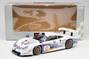 Porsche 911 GT1 #6 T. Boutsen / H-J. Stuck 1997 UT Models 1:18 39720 Pressofusione — immagine 8 di 8
