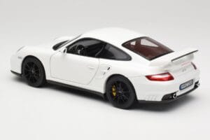 Porsche 911 GT2 997.1 Bianco Norev 1:18 187572 Pressofusione — immagine 7 di 8
