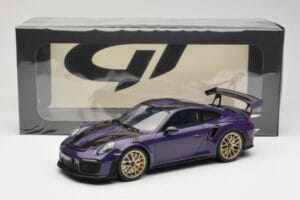 Porsche 911 GT2 RS 991.2 Ultraviolet GT Spirit 1:18 GT926 Resina — immagine 6 di 6