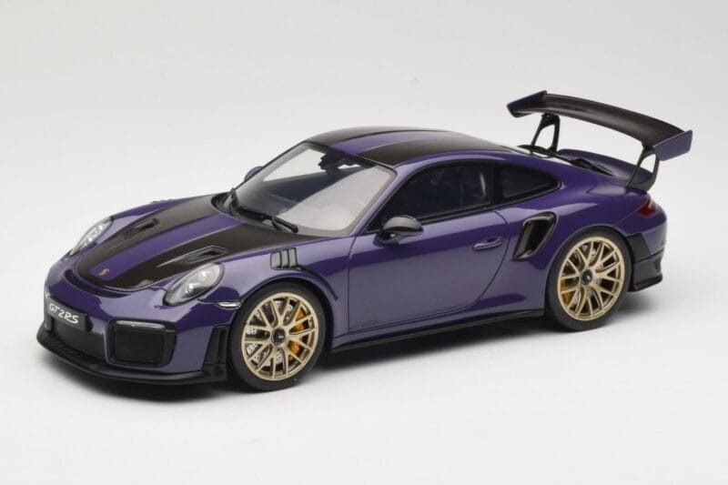 Porsche 911 GT2 RS 991.2 Ultraviolet GT Spirit 1:18 GT926 Resina