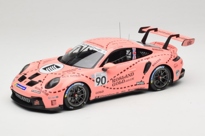 Porsche 911 GT3 Cup 992 #90 J. Malin Brands Hatch 2023 IXO 1:18 18RMC225 Pressofusione