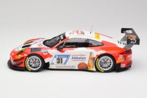 Porsche 911 GT3 R #31 Frikadelli Racing N. Siedler / M. Seefried 24 Hours Nürburgring 2018 Minichamps 1:18 153186931 Pressofu — immagine 3 di 6