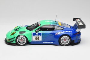 Porsche 911 GT3 R #44 Falken Motorsport W. Henzler / P. Dumbreck NBR 2016 Minichamps 1:18 155166044 Pressofusione — immagine 3 di 6