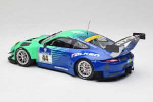Porsche 911 GT3 R #44 Falken Motorsport W. Henzler / P. Dumbreck NBR 2016 Minichamps 1:18 155166044 Pressofusione — immagine 5 di 6