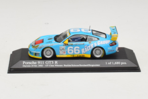 Porsche 911 GT3 R #66 Buckler / Schrom 24 Hours of Daytona 2002 Minichamps 1:43 400026966 Pressofusione