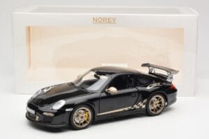 Porsche 911 997 GT3 RS Nero Norev 1:18 187563 Pressofusione — immagine 8 di 8