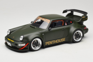 Porsche 911 RWB Penthouse Kaki Green GT Spirit 1:18 GT559 Resina