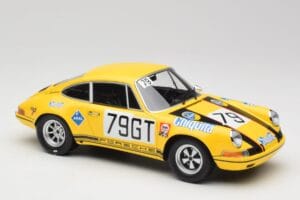 Porsche 911 S Racing Team AAW #79 H. Frohlich / P. Toivonen 1000km Nurburgring 1971 Minichamps 1:18 107706879 Resina — immagine 4 di 6