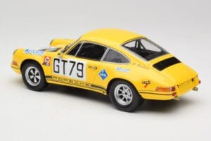 Porsche 911 S Racing Team AAW #79 H. Frohlich / P. Toivonen 1000km Nurburgring 1971 Minichamps 1:18 107706879 Resina — immagine 5 di 6