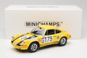 Porsche 911 S Racing Team AAW #79 H. Frohlich / P. Toivonen 1000km Nurburgring 1971 Minichamps 1:18 107706879 Resina — immagine 6 di 6